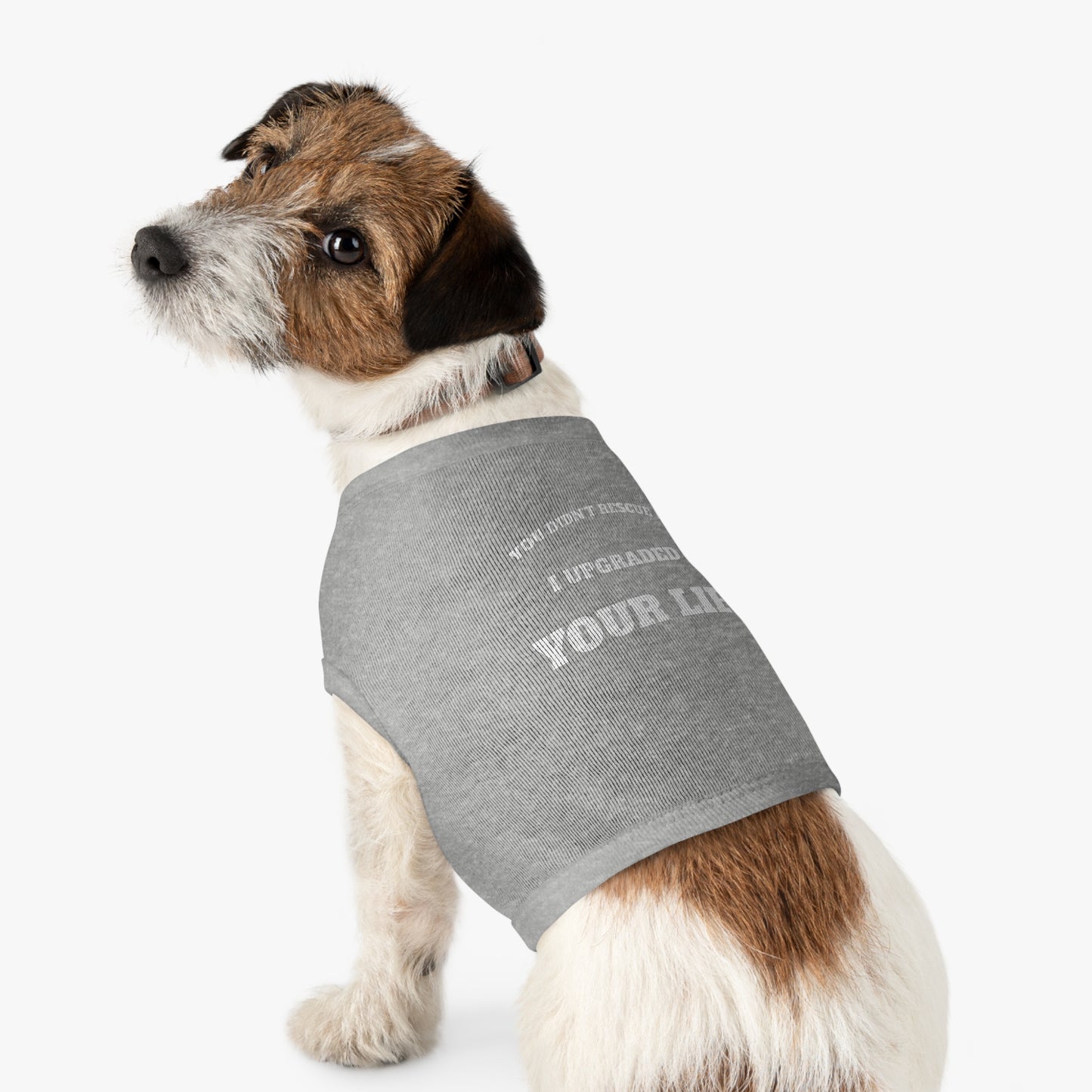 Full-Time Provider Collection — "You Didn’t Rescue Me, I Upgraded Your Life" Funny Rescue Dog Shirt