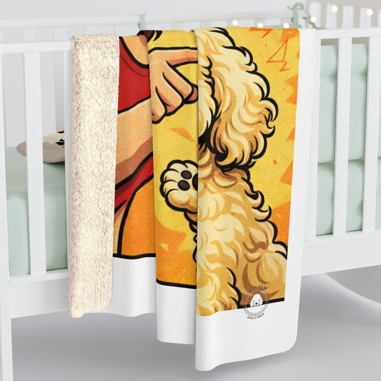 Silly Billy Snuggle Club Collection — Plush Reversible Throw Blanket for Home, Couch & Gift