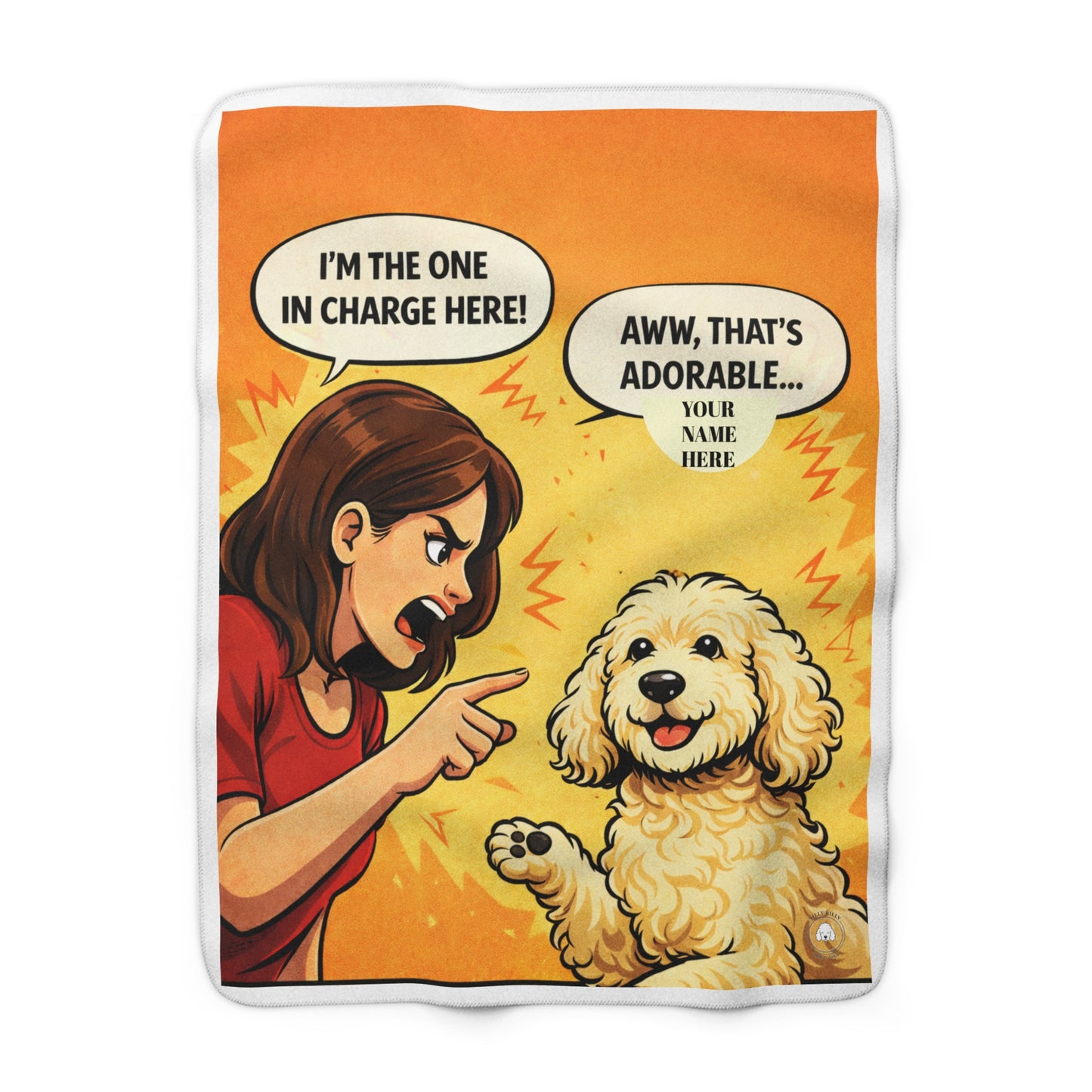 Silly Billy Snuggle Club Collection — Plush Reversible Throw Blanket for Home, Couch & Gift